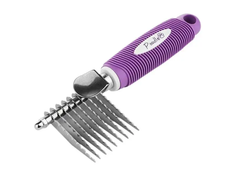 Best Brush for Poodle Hair Poodle Pet Dematting Fur Rake Comb Brush Tool